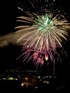 foto dei fuochi d'artificio